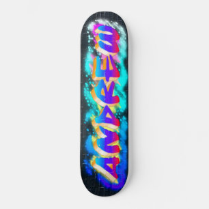 ANDREW Customisé Graffiti Skateboard