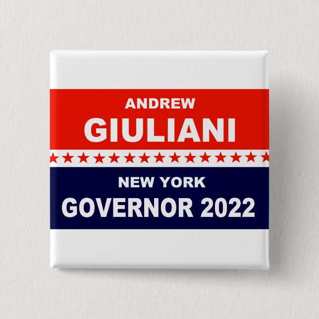 Andrew Giuliani US Flagge Button (Vorderseite)