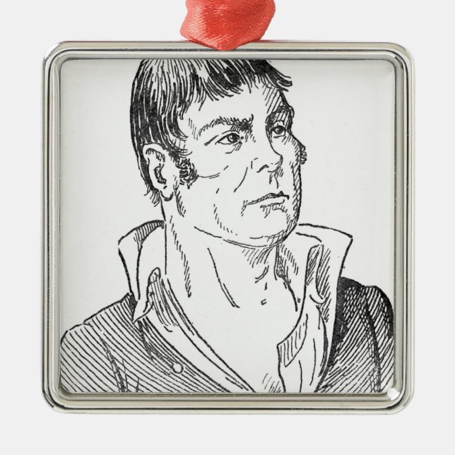 Andrew-Glücksspiel Silbernes Ornament (Vorne)