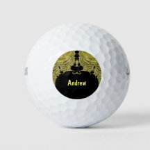 ANDREW ~ GOLD UND SCHWARZ Fraktal Design ~