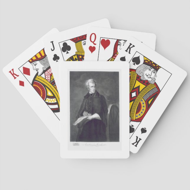 Andrew Jackson, 7. Präsident der Vereinigten Spielkarten (Rückseite)