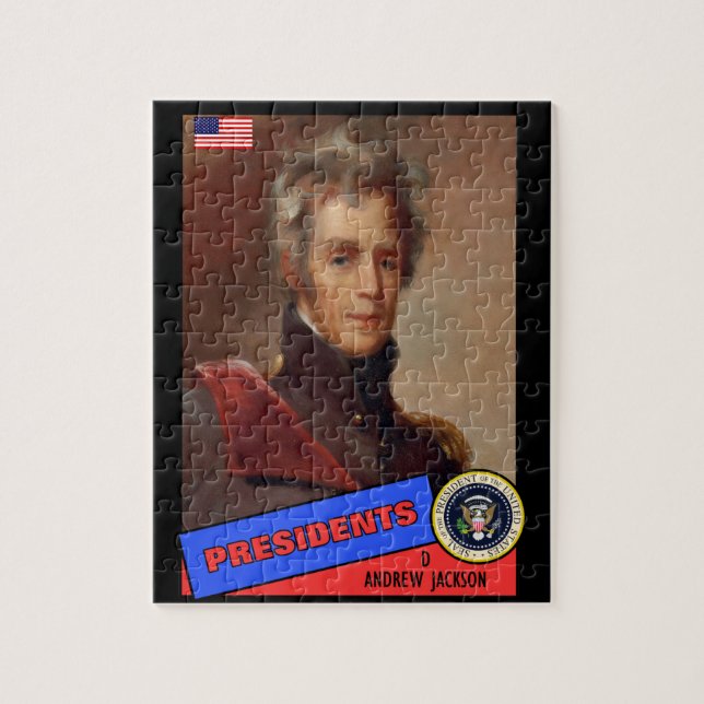 Andrew Jackson Baseball Card (Vertikal)