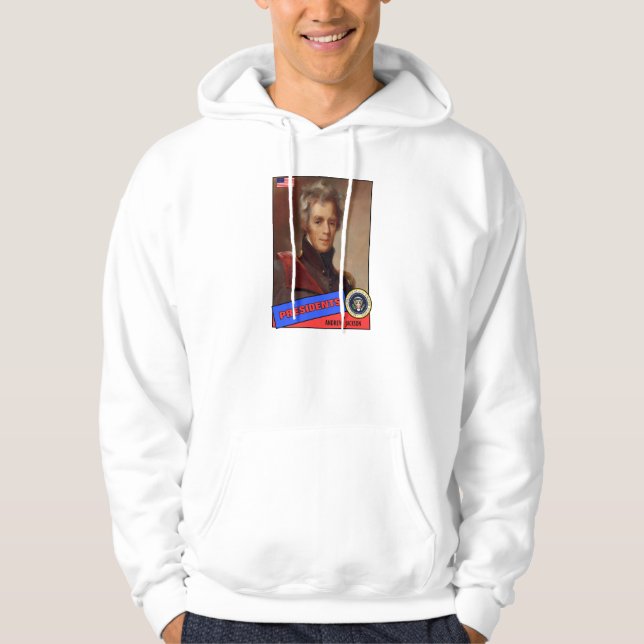 Andrew Jackson Baseball Card Hoodie (Vorderseite)