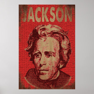 Andrew Jackson Poster (Rouge)