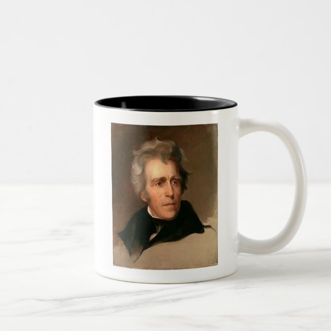 Andrew Jackson Zweifarbige Tasse (Rechts)