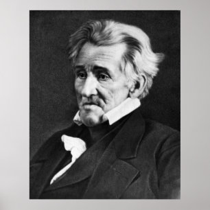 ANDREW JACKSONDaguerreotype durch Mathew Brady Poster