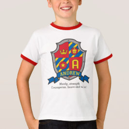 Andrew Jungs Name & Bedeutung "Ritter Schild" T-Shirt