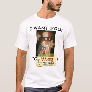 Andrew Keenan-Bolger will SIE, um ZU WÄHLEN! T-Shirt