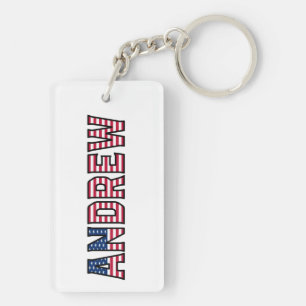 Andrew Name Vorname USA Flagge Anhänger Schlüssel Schlüsselanhänger