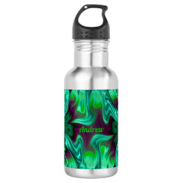 ANDREW ~ Shades Green und Lila ~ Edelstahlflasche