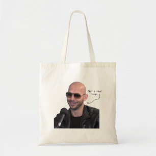 Andrew Tate ist kein echter Mann Tragetasche