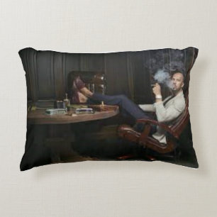 Andrew Tate Top G Cigar Pillow Design Dekokissen