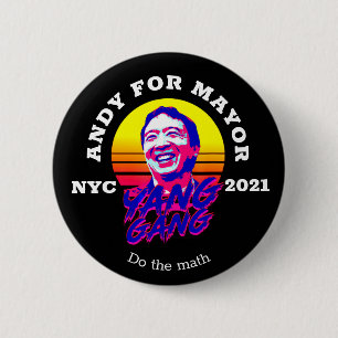 Andrew Yang für NYC Mayor 2021 Button