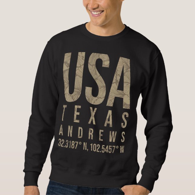 Andrews Tx Texas Sweatshirt (Vorderseite)