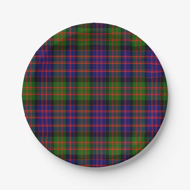 AndrewScottishTartan Pappteller (Vorderseite)