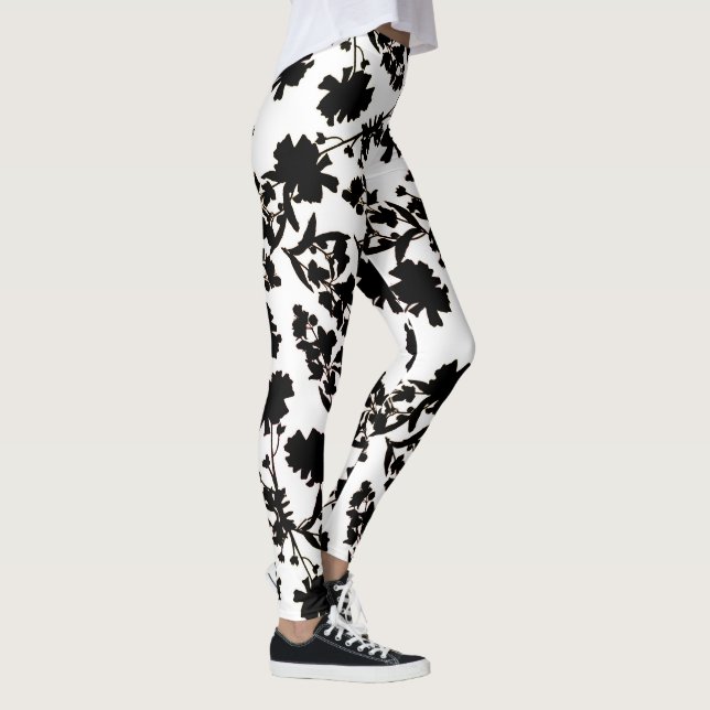 Andreya Black und White Leggings (Rechts)