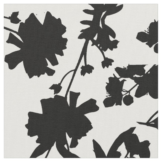 Andreya Schwarzweiss Stoff (Nahaufnahme)