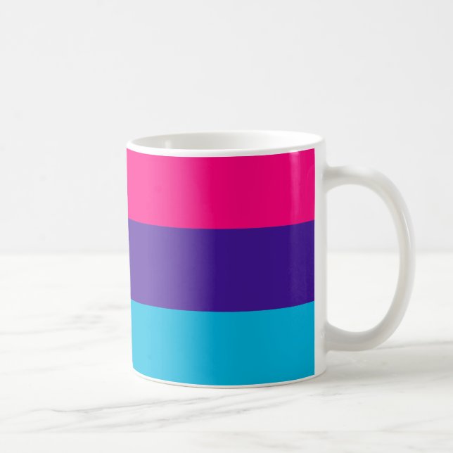 Androgyne Pride Flag Kaffeetasse (Rechts)