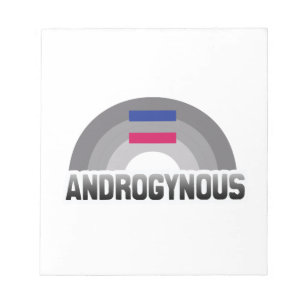 ANDROGYNER REGENBOGEN NOTIZBLOCK