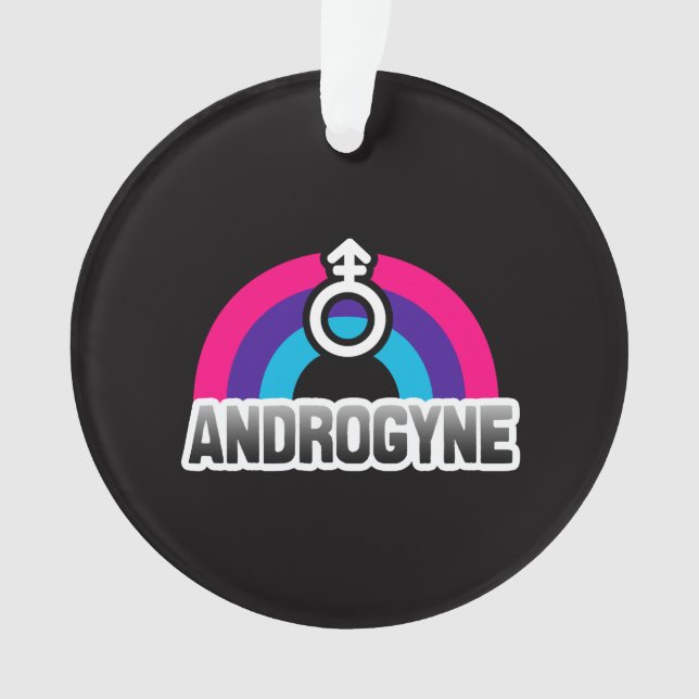 Androgyner Stolz Ornament (Vorderseite)