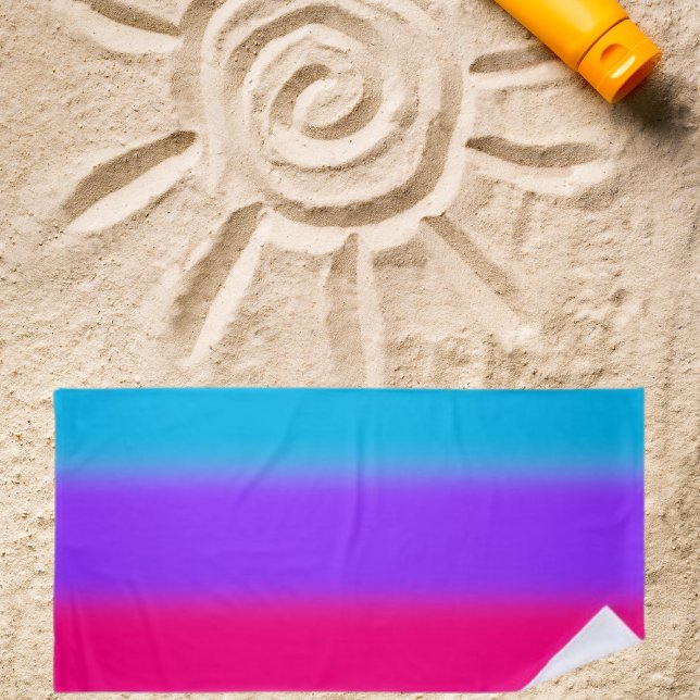 Androgynous Pride Gradient - Geschenk für Androgyn Strandtuch (Von Creator hochgeladen)