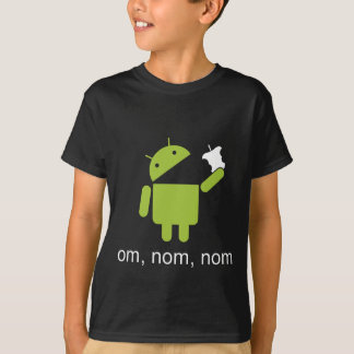 Android > Apfel (dunkles Shirt) T-Shirt