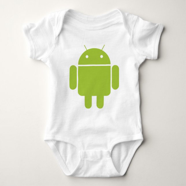 Android Baby Strampler (Vorderseite)