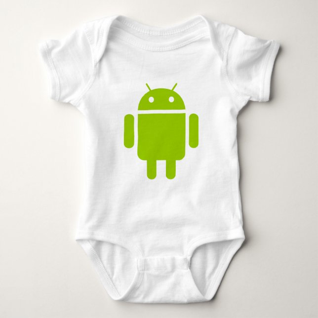 Android Baby Strampler (Vorderseite)