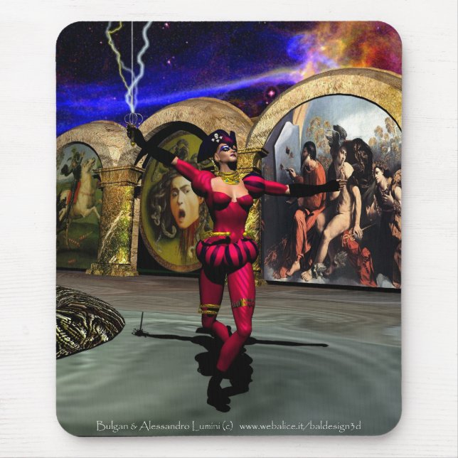 ANDROID BALLET, Science Fiction Mousepad (Vorne)