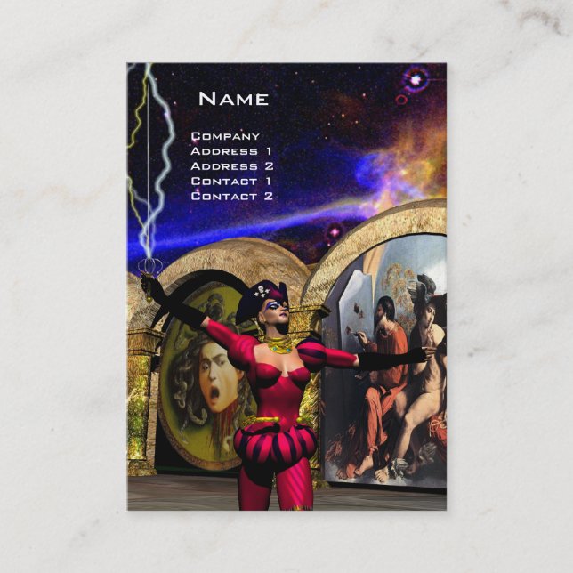 ANDROID BALLET, Science Fiction Visitenkarte (Vorderseite)