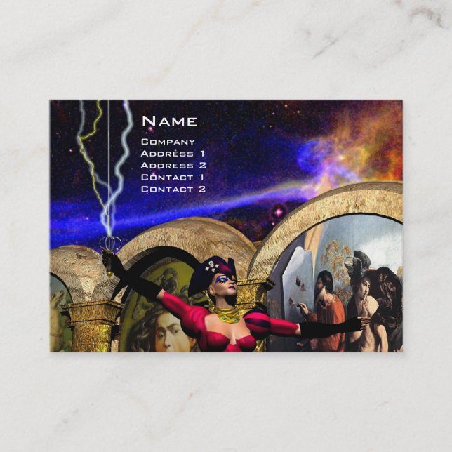 ANDROID BALLET, Science Fiction Visitenkarte (Vorderseite)