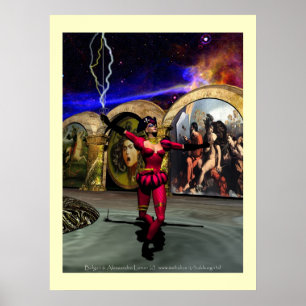 ANDROID BALLETT, Science Fiction Poster