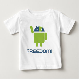 Android=Freiheit Baby T-shirt