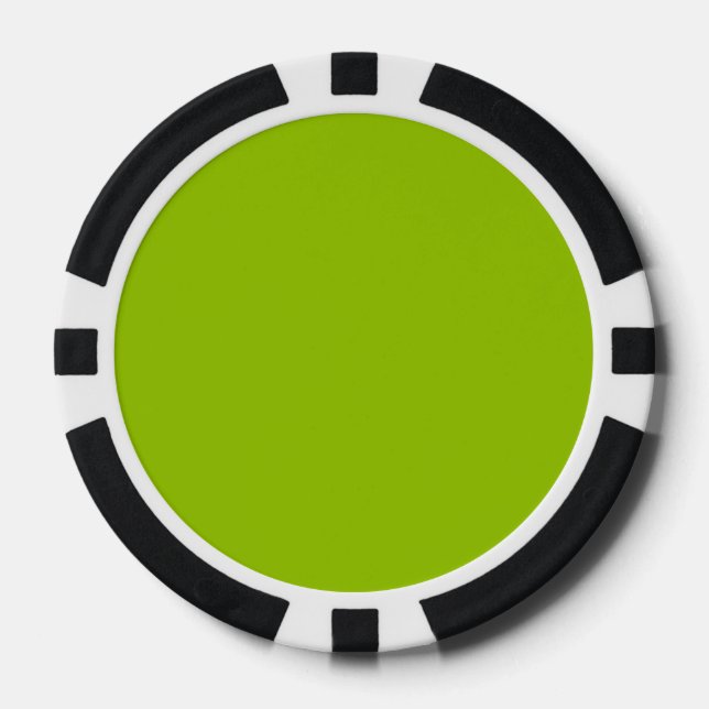 Android grüne Farbe ist auf Wunsch anpassbar Pokerchips (Vorderseite)