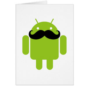Android Robot Moustache