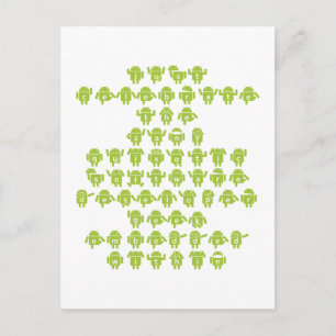 Android Software Developer Sprichwort (Kleinschrei Postkarte