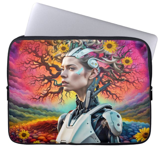 Android Tree Laptopschutzhülle (Vorderseite)