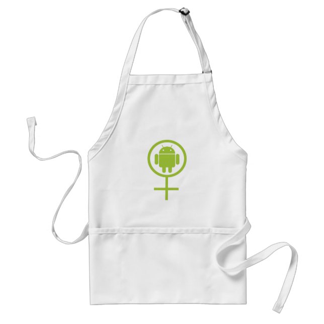 Android von Frauen (Zeichen / Symbol) Schürze (Vorne)