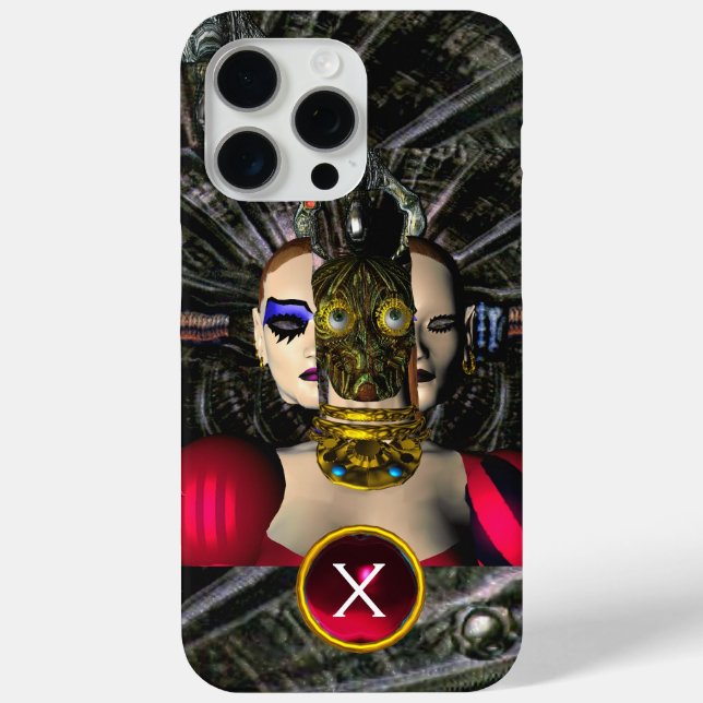 ANDROID XENIA SPACESHIP PILOT, Gem Monogram Scfi Case-Mate iPhone Hülle (Rückseite)