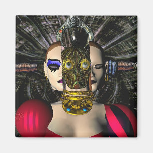 ANDROID XENIA SPACESHIP PILOT, Science Fiction Magnet