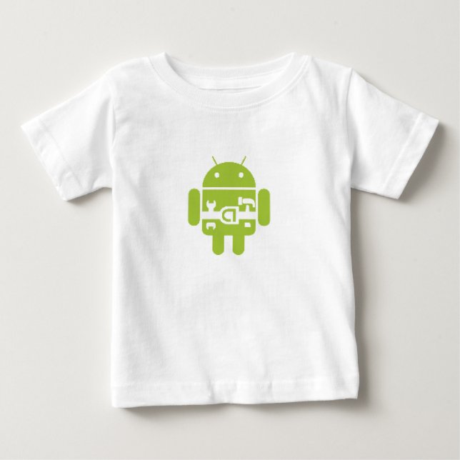 Androider Baby-T - Shirt (Vorderseite)