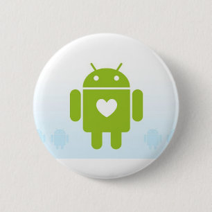 Androider Herz-Knopf Button