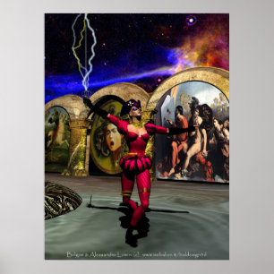 ANDROIDES BALLETT, Science Fiction Poster