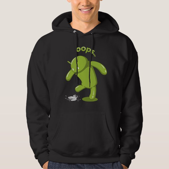 AndroidOops Hoodie V.2 (Vorderseite)