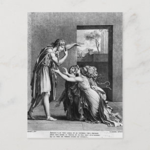 Andromache am Fuß des Pyrrhus Postkarte
