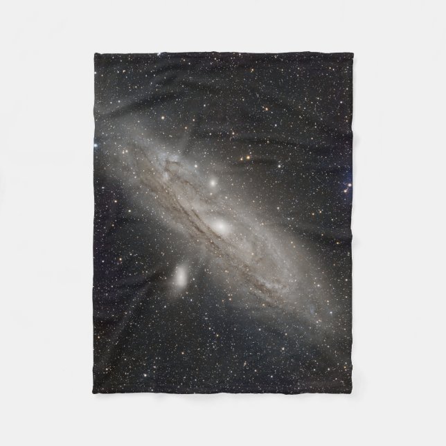 Andromeda-Galaxie-Decke Fleecedecke (Vorderseite)