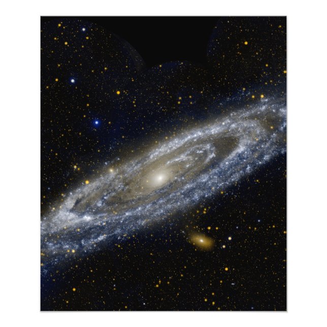Andromeda-Galaxie-Milchweg-Kosmos Fotodruck (Vorne)