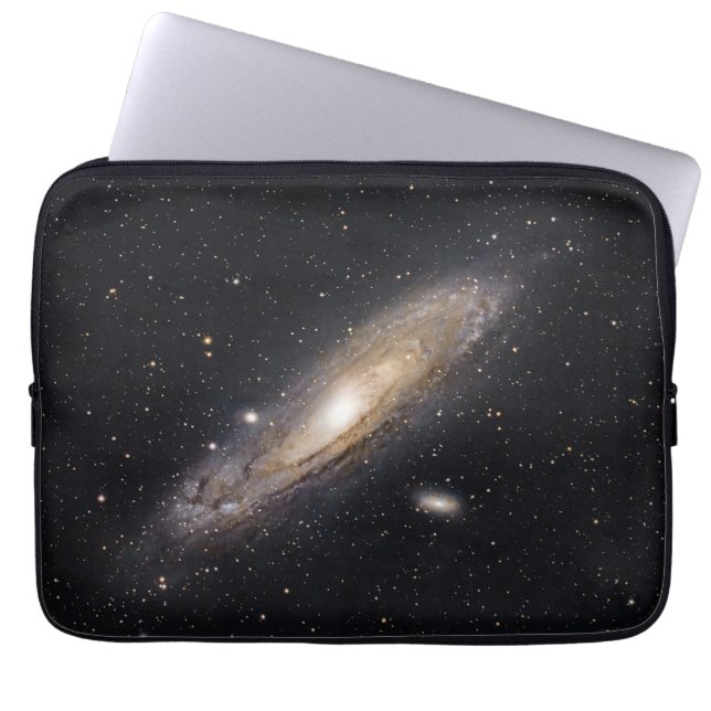Andromeda-Galaxie | Raumfotografie Laptopschutzhülle (Vorderseite)