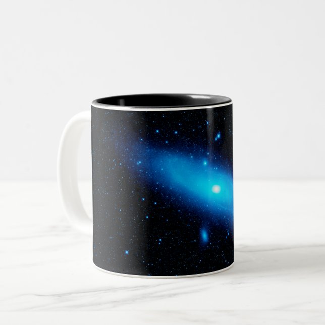 Andromeda Galaxie Weltraumwissenschaft Astronomisc Zweifarbige Tasse (Vorderseite Links)