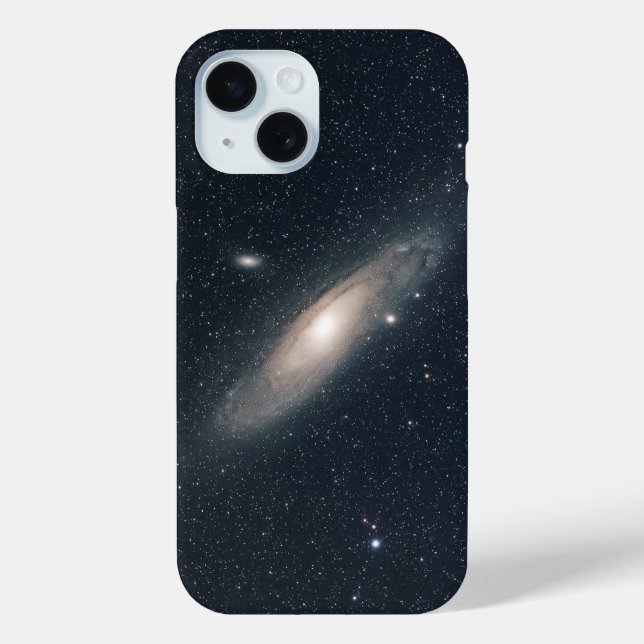 Andromeda Galaxy iPhone 15 Fall Case-Mate iPhone Hülle (Rückseite)